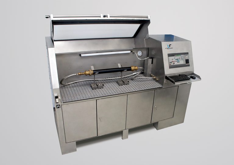 Banco di prova per la pressione su tubazioni